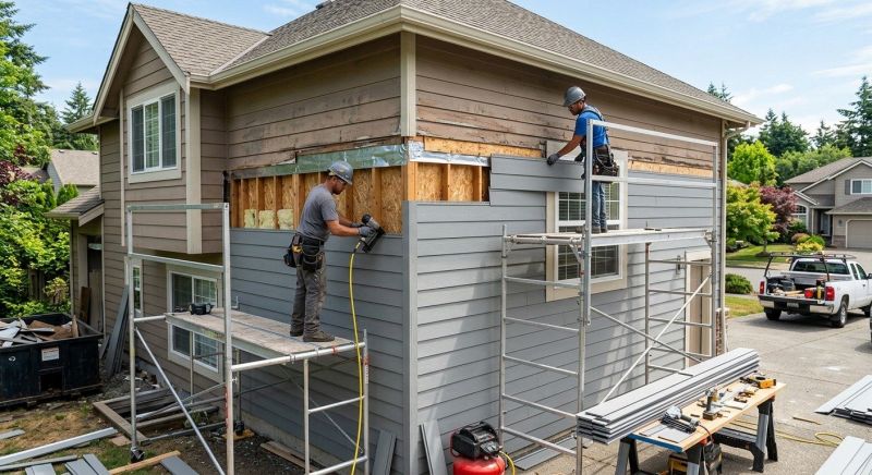 Cement Siding Replacement in Union County, GA