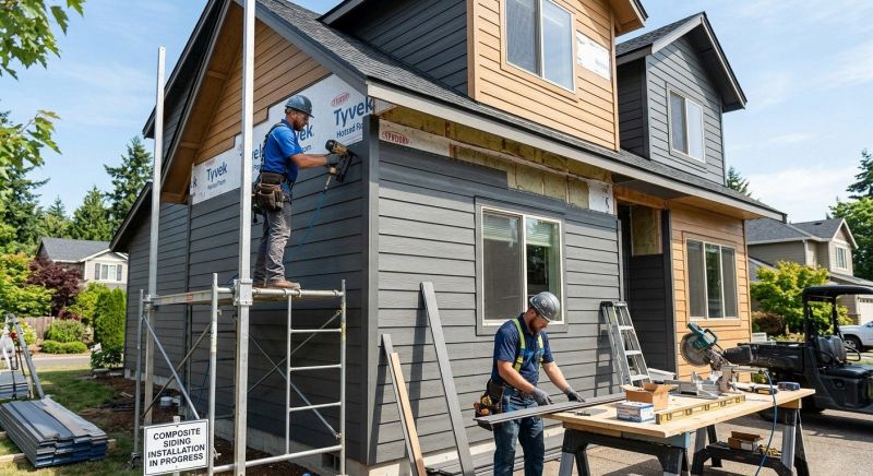 Composite Siding Installation in Hall County, GA