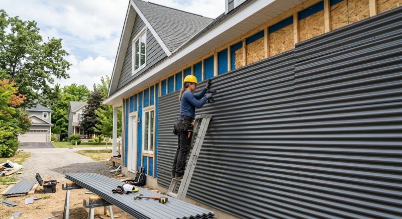 Corrugated Siding Installation in Cleveland, GA