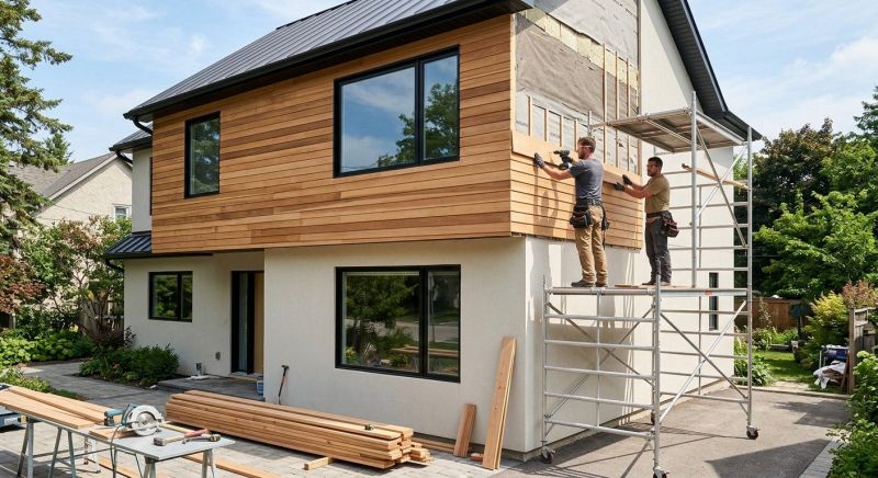 Faux Wood Siding Installation in Clarkesville, GA