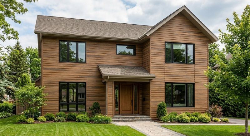 Faux Wood Siding Installation in Hall County, GA