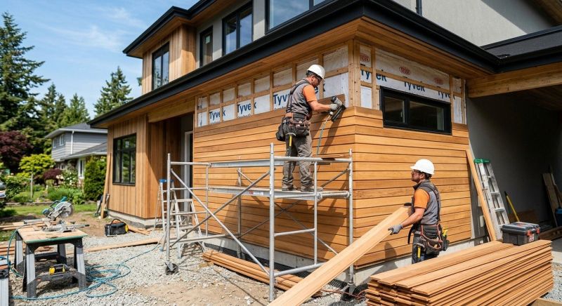 Faux Wood Siding Installation in Helen, GA