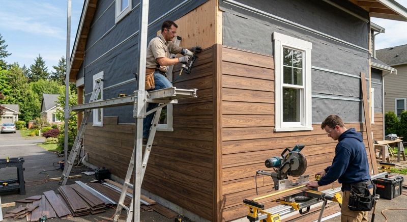 Faux Wood Siding Installation in Hiawassee, GA