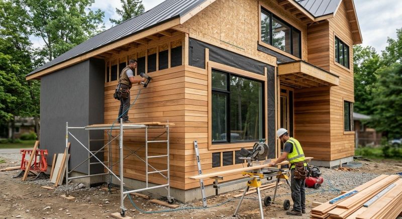 Faux Wood Siding Installation in Union County, GA