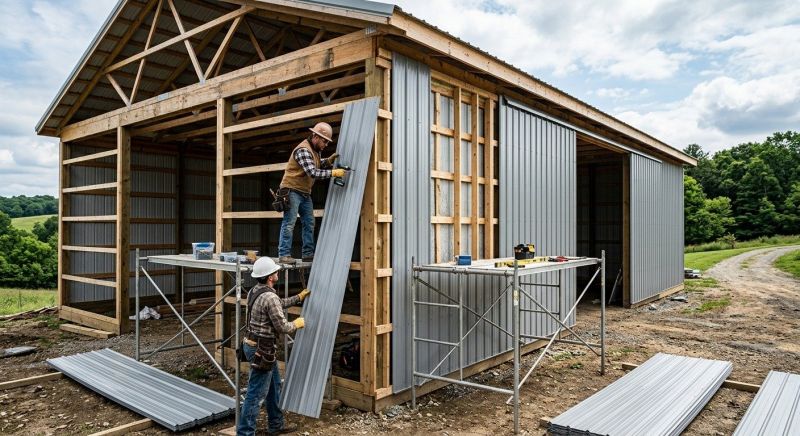 Metal Barn Siding Installation in Cleveland, GA