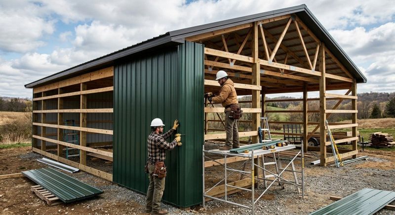 Metal Barn Siding Installation in Cleveland, GA