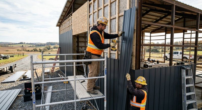 Metal Barn Siding Installation in Cleveland, GA