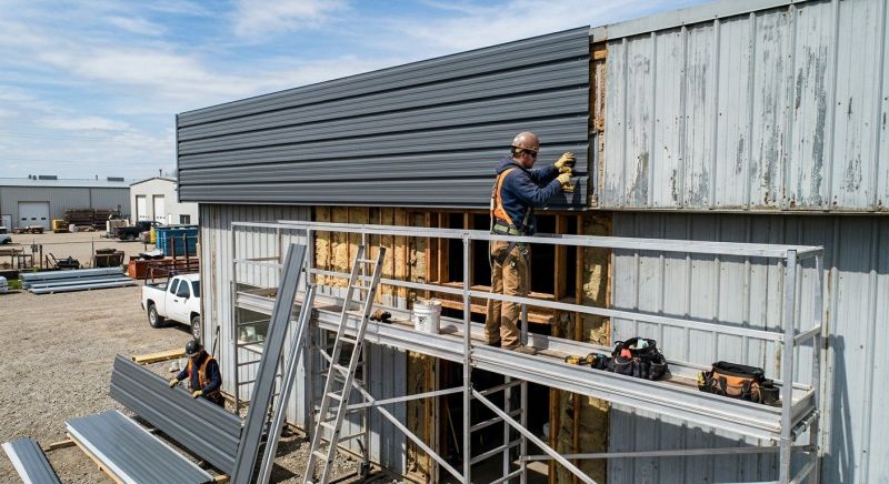 Sheet Metal Siding Replacement in Cleveland, GA