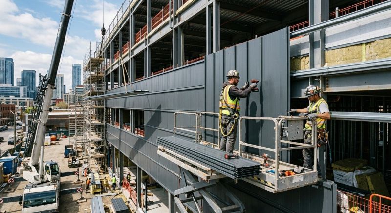 Steel Cladding Installation in Cleveland, GA